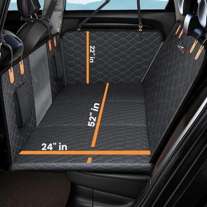 RidePal™-Hard Bottom Dog Car Seat Protector + FREE Plush Bed