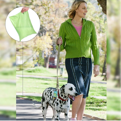 Dog Waste Bag Dispenser + Built-In Flashlight